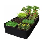 Ineasicer sacs  plantes 486l non tiss blackline, 8 plaids sac de culture pot geotextile, tissu pots ...