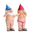 Nain de jardin - nains de jardin nains de jardin nus amusants - petites statues grossires - cadeau de ...