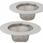 Passoire en acier inoxydable 2 pices, mini vier de cuisine, filtre pour vier de cuisine en acier inoxydable ...