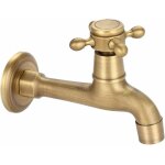 Robinet de jardin en laiton massif vintage fix au mur filetage g1 / 2 pour piscine lavabo evier de cuisine(lo ...