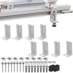 Choyclit - support de montage photovolta�que pour toit en tuiles d'acier de couleur, pied en l, 8 pi�ces, ...