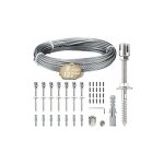 Support de plantes grimpantes. kit de suspension en corde inox 12 m. comprend câble 3 mm et 8 tendeurs. ... Support de plantes grimpantes. kit de suspension en corde inox 12 m. comprend câble 3 mm et 8 tendeurs. ...