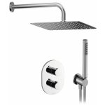 Chrome - colonne de douche avec thermostat encastr, corps d'encastrement, chrome x07s015 - ravak