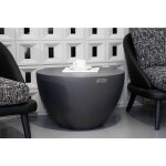 Elementi - chronos table d'appoint en bton moderne minimaliste 66 x 66 x 30. 11 cm