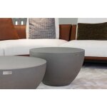 Elementi - chronos table d'appoint en bton moderne minimaliste 66 x 66 x 30. 11 cm