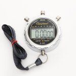 Chronom�tre num�rique, minuterie �tanche au 1 / 100 de seconde, grand �cran lcd de poche, r�veil pour ...