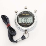 Chronom�tre num�rique, minuterie �tanche au 1 / 100 de seconde, grand �cran lcd de poche, r�veil pour ...