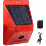Chunhee alarme solaire flash lumineux avec télécommande détecteur de mouvement alarme extérieure lumineux ... Chunhee alarme solaire flash lumineux avec télécommande détecteur de mouvement alarme extérieure lumineux ...