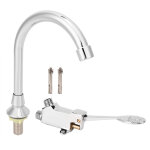 Cikonielf robinet de lavabo, salle de bains �vier robinet ensemble pied p�dale bassin �vier robinet d'eau ...