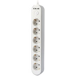 Cilia multiprise 6 prises schuko (eu) avec interrupteur, bloc prise s�curit� enfant & design compact, ...