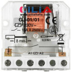 T�l�rupteur �lectrom�canique cilia pour encastrement 230v - relais d'impulsion 10a 1no pour �clairage ...