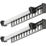 Cintres pour l'armoire, extensibles, mobiles, cintres pour 12 cintres, longueur 312 mm, 2 pi�ces