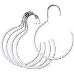 Cintre d'�charpe rond 5 pi�ce porte ceintre porte foulard porte chapeau cintre cravate porte cravate ...