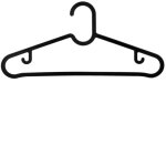 Cintres noirs en plastique lot de 20 cintres antid�rapants pour v�tements adultes, stables pour chemises ...