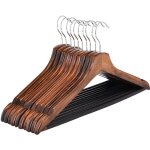 Cintres rtro en bois massif, cintres pour costumes, cintres  linge 10