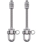 Cintre robuste en acier inoxydable - capacit de 300kg - 21 cm - crochets pour balanoire en bois et ...