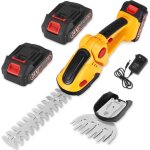 Cisaille � gazon et arbustes sans fil - taille - haies �lectrique sculpte, tondeuse � gazon 24v avec ...