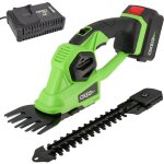 Oxeo - cisaille � gazon - sculpte buisson taille haie sans fil 2en1 18v - 2 lames - avec batterie 4ah ...