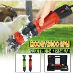 Cisailles à moutons électriques 1200 w, tondeuse à moutons portable avec 6 vitesses, cisailles à chèvres ... Cisailles à moutons électriques 1200 w, tondeuse à moutons portable avec 6 vitesses, cisailles à chèvres ...