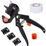 Ciseaux de greffage 2 en 1 avec trois types de lames, ciseaux de greffage d'arbres fruitiers, type v ...