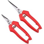 Ciseaux de jardin droits ulisem 2 pi�ces, ciseaux � fleurs, s�cateurs multi - usages pour arranger les ...