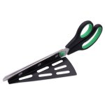 Ciseaux  pizza en acier inoxydable de 28cm, cuisine cisailles en ciseaux avec pelle pizza dtachable, ...