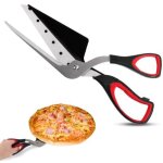 Ciseaux  pizza, ciseaux pizza coupe pizza dcoupe pizza cutter en acier inoxydable, 27. 5cm ciseaux ...