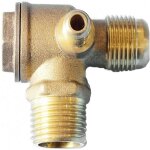 Clapet anti - retour 3 voies pour compresseur d'air direct (m�le, 3 / 8 x 14 mm x 0, 3 mm)