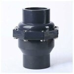 Clapet anti - retour bascule en pvc avec double raccord pour tuyau de pression m trique diam�tre int�rieur ...