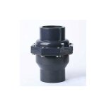 Clapet anti - retour  bascule en pvc avec double raccord pour tuyau de pression mtrique (dn25 ?32 mm) ...