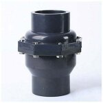 Clapet anti - retour  bascule en pvc avec double raccord pour tuyau de pression mtrique (dn25 ?32 mm) ...