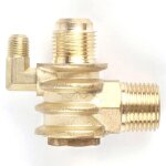 Clapet anti - retour pour compresseur d'air, 20 mm x 19 mm x 10 mm, filetage mâle, accessoire pneumatique ... Clapet anti - retour pour compresseur d'air, 20 mm x 19 mm x 10 mm, filetage mâle, accessoire pneumatique ...