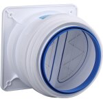 Clapet anti - retour pour hotte aspirante - valve d'�chappement avec serre - c�bles pour conduit de fum�e ...