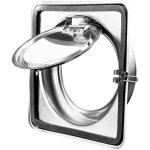 Clapet anti - retour pour hottes de cuisine, version inox, 18, 8 cm x 18, 8 cm