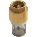 Clapet anti - retour en laiton titré à crépine inox 1 1 / 4 (33 / 42) - sferaco Clapet anti - retour en laiton titré à crépine inox 1 1 / 4 (33 / 42) - sferaco