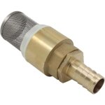 Clapet anti - retour ulisem avec cr�pine 1 / 2 3 / 4 1 pouce avec douille 12 16 19 mm - clapet de pied ...