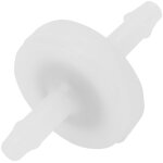 Clapet anti - retour unidirectionnel en ligne en pvdf pour carburant, gaz, liquide, air (1 / 8 )