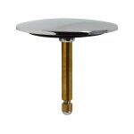 Clapet recouvrant diamtre 72 mm pour vidage baignoire  cble, brillant