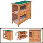 Clapier d'extérieur enclos pour petits animaux 4 portes bois - clapier lapin - cage animal domestique ... Clapier d'extérieur enclos pour petits animaux 4 portes bois - clapier lapin - cage animal domestique ...
