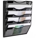 5 poches maille mur porte - fichiers bureau suspendu dossier dossier magazine rack courrier trieur bin, ... 5 poches maille mur porte - fichiers bureau suspendu dossier dossier magazine rack courrier trieur bin, ...