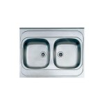 Classic - vier 80x60 cm, inox 1009078 - alveus