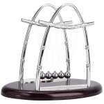 Classic newton cradle balance balls 5 balles � pendule illustrent les lois de newton avec des balles ...