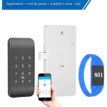 Clavier lectronique  empreintes digitales, application ttlock, dverrouillage de porte de sauna, tiroir, ...