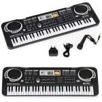 Clavier de piano electrique avec microphone pour enfants