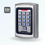 Clavier s5 �tanche � codes et badges rfid em pour g�che �lectrique