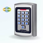 Clavier s5 �tanche � codes et badges rfid mifare pour g�che �lectrique