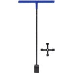Cl� de compteur d'eau en acier multifonction avec poign�e en t et outil utilitaire 4 en 1 pour vannes ...