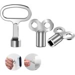 Cl purge radiateur, 3 x cl de purge universelle, 2 cle purge carre + 1 cle purge triangulaire, cl ...