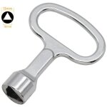 Cl triangulaire pour poubelle cl triangulaire  douille mtallique jaune adapte au botier d'armoire ...