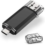Cl� usb c 128go dual, clef usb 3. 0 et type c 128 go otg flash drive pour macbook google chromebook pixel, ...